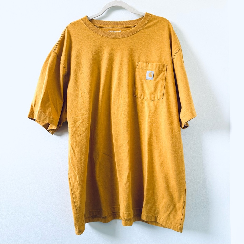 Carhartt Loose fit gold T-shirt size XL